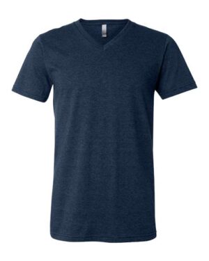 Heather CVC V-Neck Tee - 3005CVC