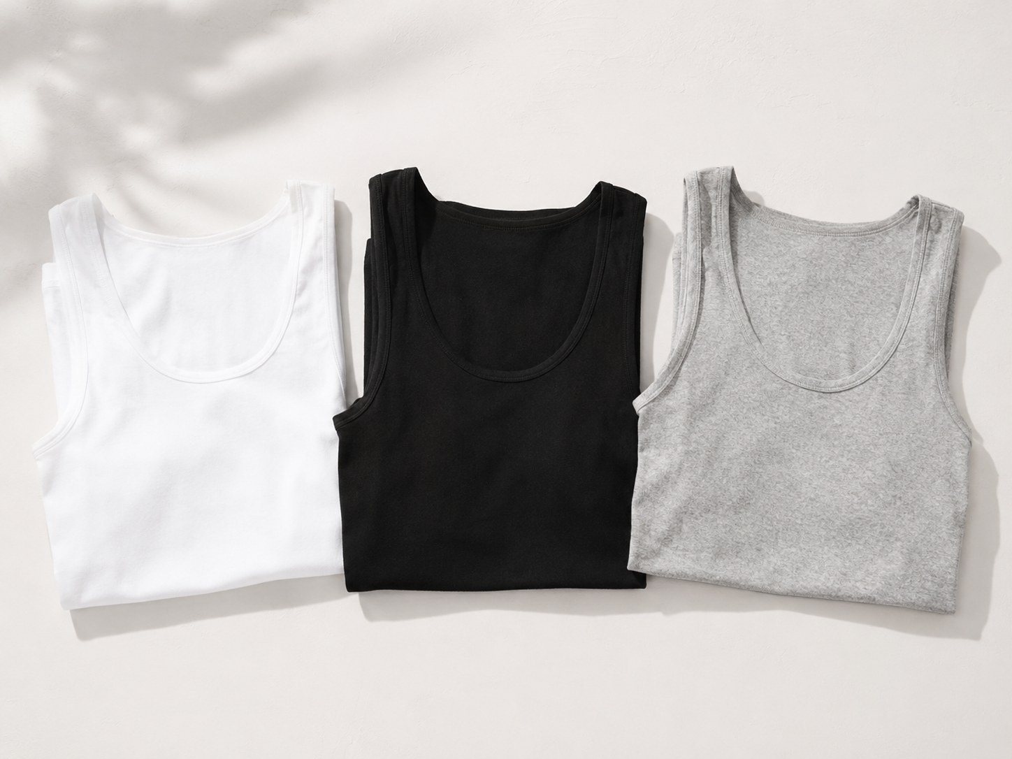 Blank tank tops