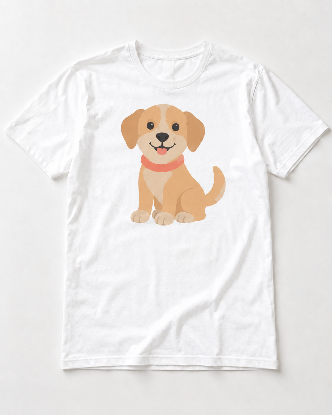 A4 standard front print on a tee