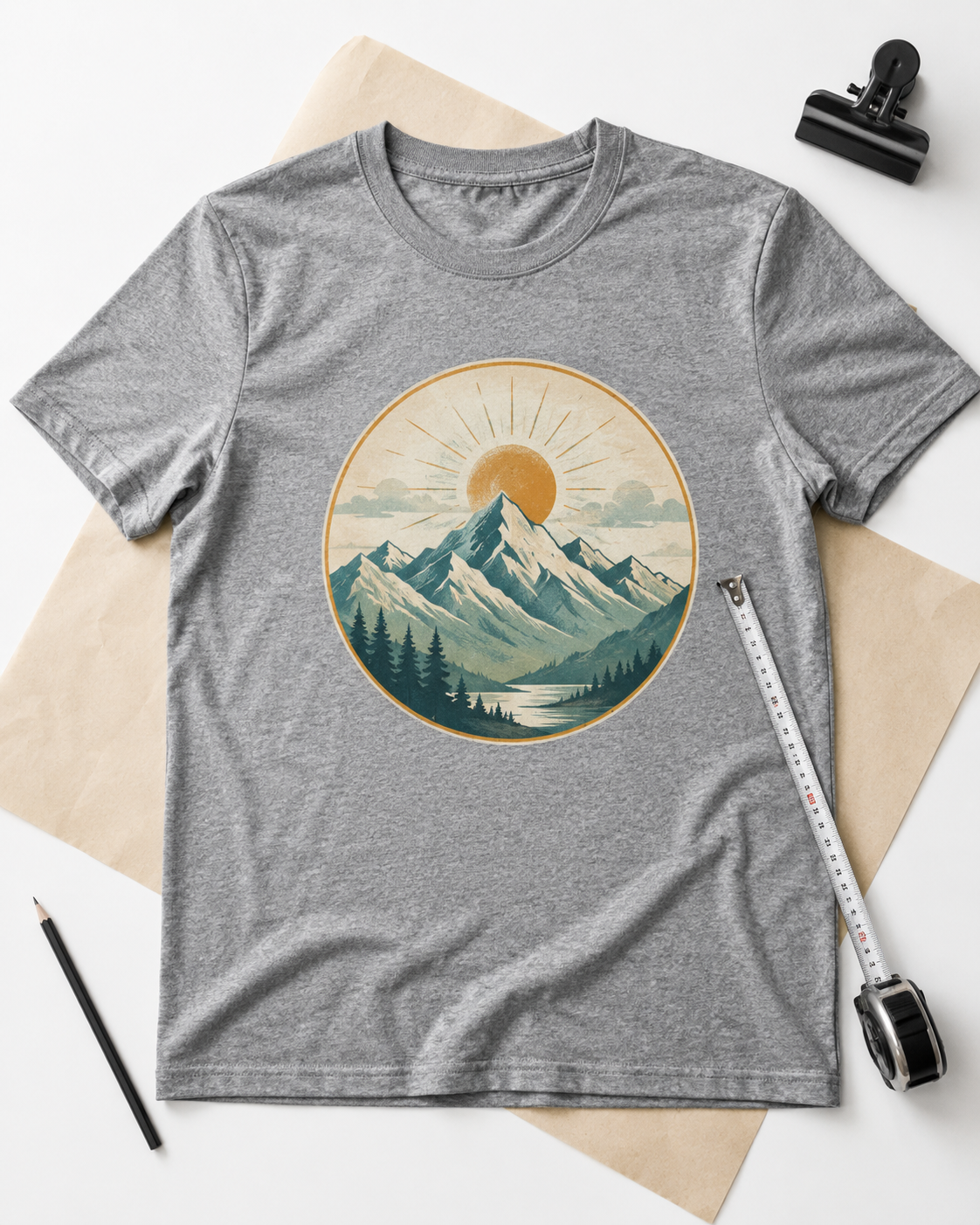 Custom DTF print on a tee at size