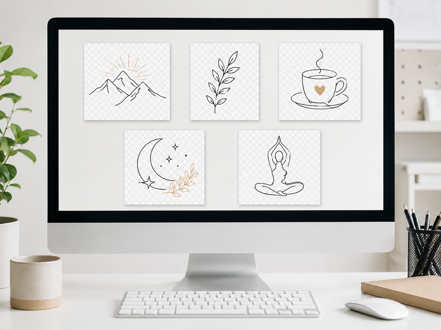 Separate design files ready to upload